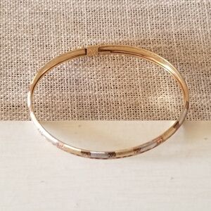 10K Gold Bangle Bracelet